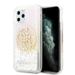 Guess Gradient Liquid Glitter Circle Logo – dėklas, skirtas iPhone 11 Pro Max