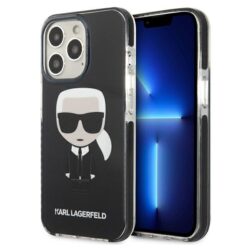 Karl Lagerfeld Fullbody Ikonik – iPhone 13 Pro Max dėklas (juodas)