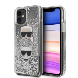 Karl Lagerfeld Liquid Glitter Hearts – iPhone 11 Pro dėklas