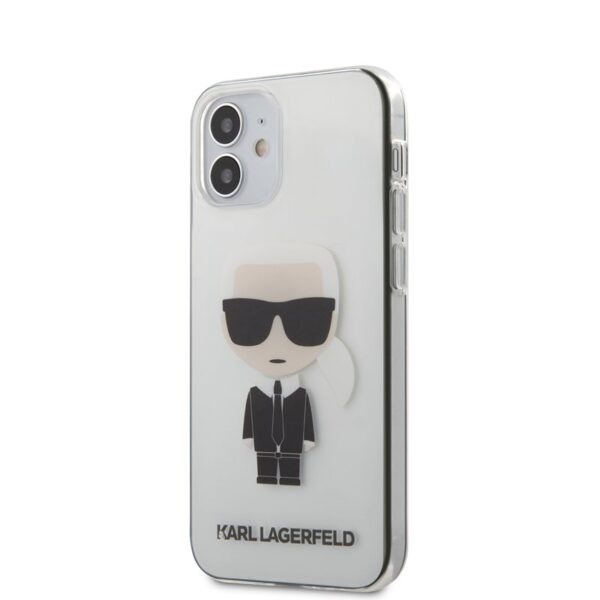 Karl Lagerfeld Ikonik – dėklas, skirtas iPhone 12 Mini (skaidrus)