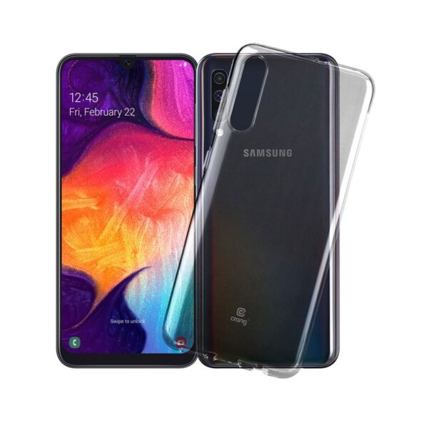 Crong Crystal Slim Cover – apsauginis dėklas, skirtas Samsung Galaxy A30s / A50 / A50s (skaidrus)