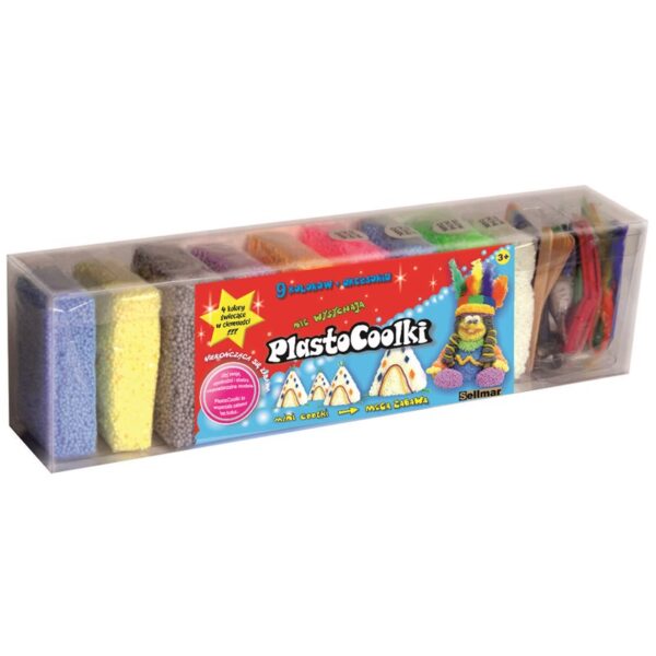 Plastocoolki - plastelinas vaikams su šviečiančiais priedais PC9C