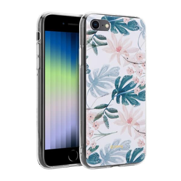 Crong Flower Case – dėklas, skirtas iPhone SE 2020 / 8 / 7 (paternas 01)