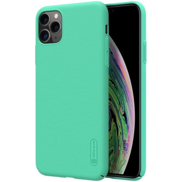 Nillkin Super Frosted Shield – dėklas, skirtas Apple iPhone 11 Pro (mėlytinės spalvos)