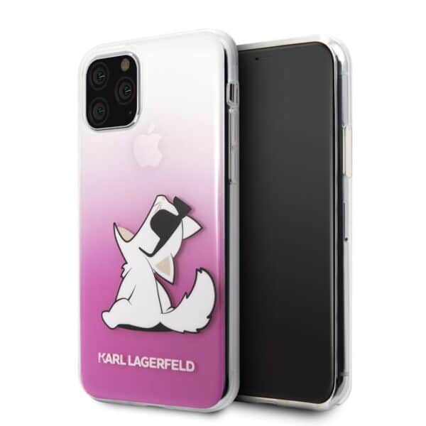Karl Lagerfeld Choupette Fun – dėklas, skirtas iPhone 11 Pro (rožinis)