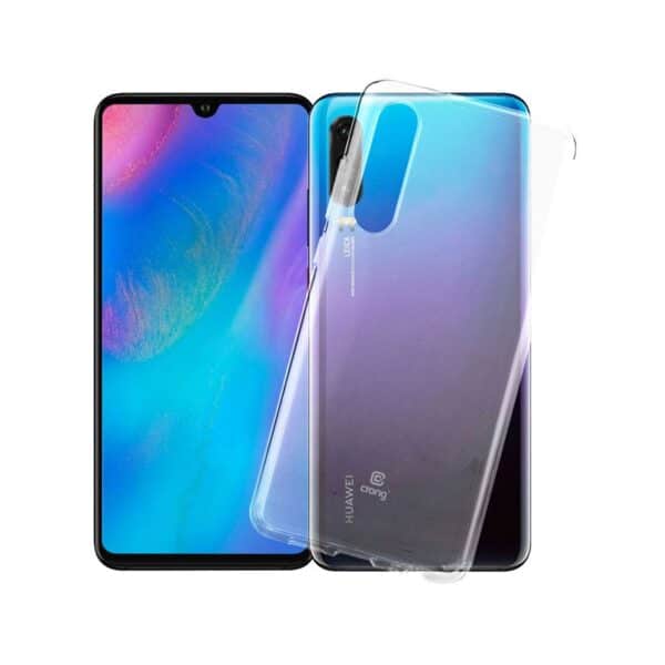 Crong Crystal Slim Cover – apsauginis dėklas, skirtas Huawei P30 (skaidrus)