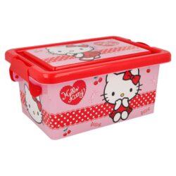 Hello Kitty - Žaislų dėžė / konteineris / organizatorius 7 l
