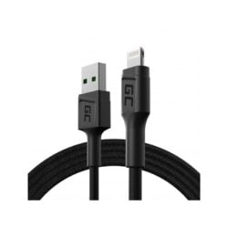 laidas Green Cell GC PowerStream USB-A – žaibiškas 120 cm greitas įkrovimas Apple 2.4A