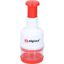 Alpina - nerūdijančio plieno rankinis svogūnų / daržovių smulkintuvas su talpykla