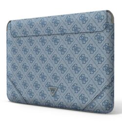 Guess 4G Uptown Triangle Logo Sleeve – nešiojamojo kompiuterio dėklas 16 colių (mėlynas)