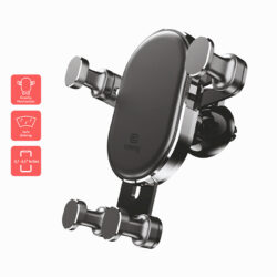 Crong Gravity automatinio užrakinimo automobilio laikiklis 4,7–6,5 colio (juodas)