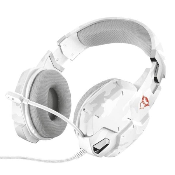 Trust GXT 322W Carus – žaidimų ausinės (baltos)