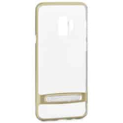 Mercury Dream Bumper – Samsung Galaxy S9 dėklas su metaliniu stovu (auksinis)