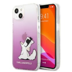 Karl Lagerfeld Choupette Fun – dėklas, skirtas iPhone 13 (rožinis)