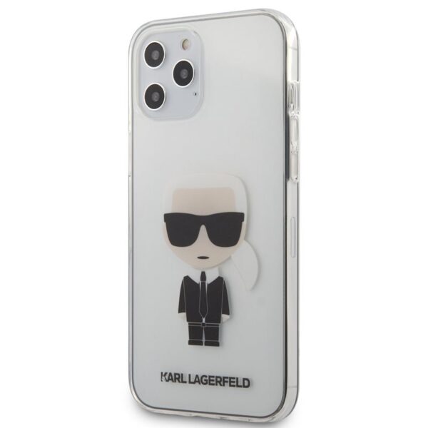 Karl Lagerfeld Ikonik – dėklas, skirtas iPhone 12 Pro Max (skaidrus)