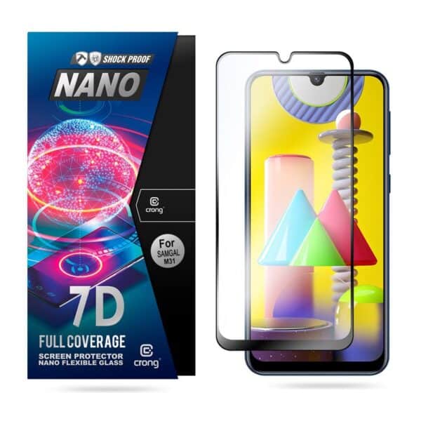 C01FB147-6051-EC11-91AD-2CEA7FB072AA.jpg Crong 7D nano lankstus stiklas – pilnai dengianti hibridinė ekrano apsauga 9H Samsung Galaxy M31