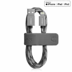 „Momax Elite Link Lightning“ prie USB laidas 2.4A, 1 m (pilkas)