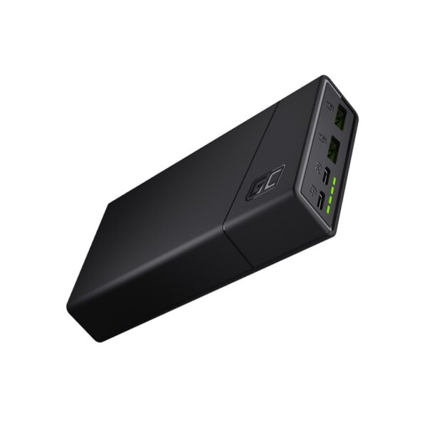 C343ADAD-6051-EC11-91AD-2CEA7FB072AA.jpg Power Bank Green Cell GC PowerPlay20 20000mAh su greitu įkrovimu 2x USB Ultra Charge ir 2x USB-C Power Delivery 18W