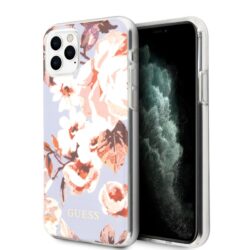 Guess Flower Case N2 – dėklas, skirtas iPhone 11 Pro (alyvinė)