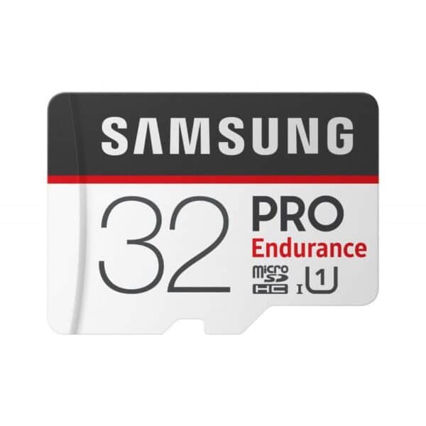 Samsung microSDHC Pro Endurance – 32 GB atminties kortelė su adapteriu