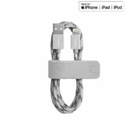 „Momax Elite Link Lightning“ prie USB laidas 2.4A, 1 m (sidabras)