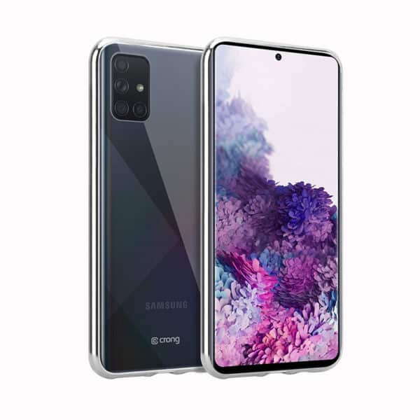 Crong Crystal Slim Cover – apsauginis dėklas, skirtas Samsung Galaxy A51 (skaidrus)