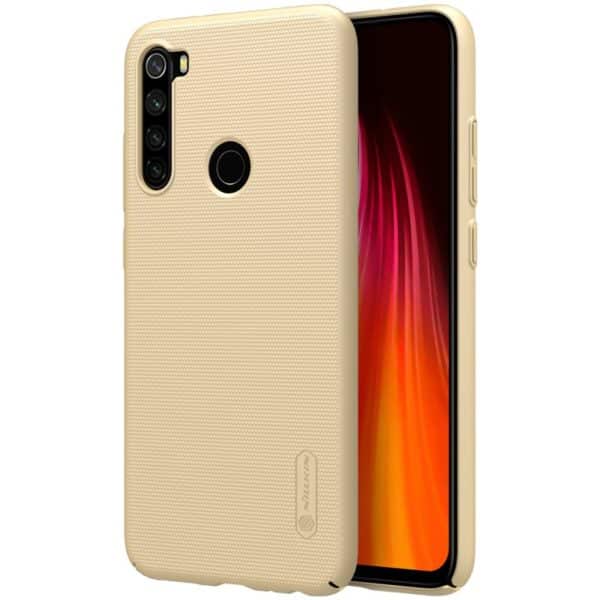 Nillkin Super Frosted Shield – dėklas, skirtas Xiaomi Redmi Note 8 (auksinis)