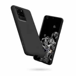 Crong Color Cover – lankstus dėklas, skirtas Samsung Galaxy S20 Ultra (juodas)