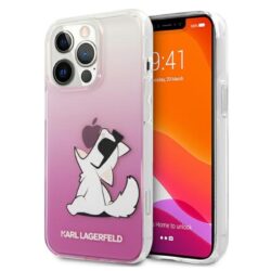Karl Lagerfeld Choupette Fun – dėklas, skirtas iPhone 13 Pro Max (rožinis)