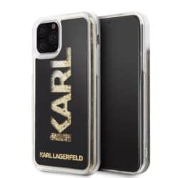 Karl Lagerfeld logotipas Karl – dėklas, skirtas iPhone 11 Pro (Gold Glitter)