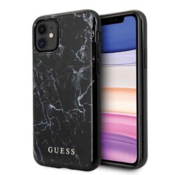 Guess Marble – iPhone 11 dėklas (juodas)