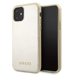 Guess Iridescent – dėklas iPhone 11 (auksinis)