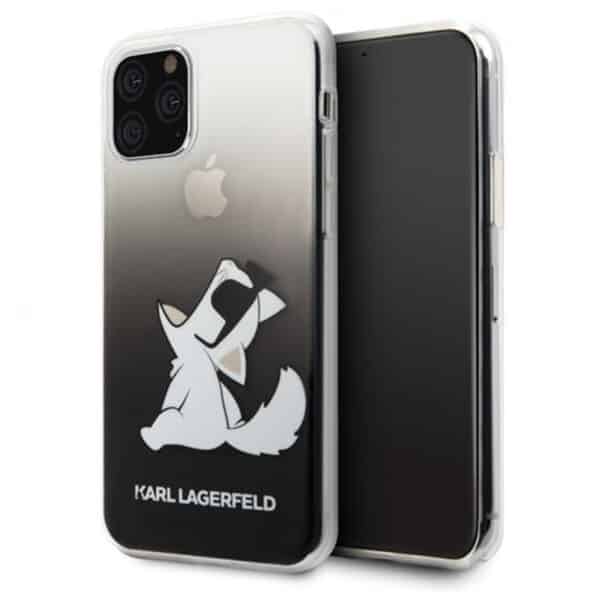 Karl Lagerfeld Choupette Fun – dėklas, skirtas iPhone 11 Pro Max (juodas)