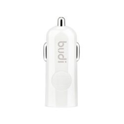 Budi - 1 USB automobilinis įkroviklis su LED indikatoriumi