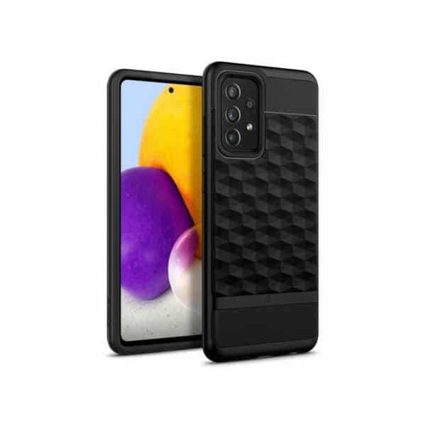 Spigen – Caseology Parallax dėklas, skirtas Samsung Galaxy A72 5G (juodas)