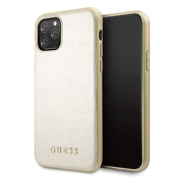 Guess Iridescent – dėklas iPhone 11 Pro (auksinis)