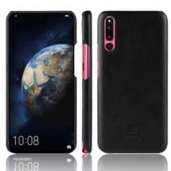 Crong Essential Cover – PU odinis dėklas, skirtas Huawei P30 (juodas)