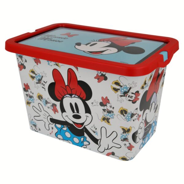 Minnie Mouse - Žaislų dėžė / konteineris / organizatorius 7 L