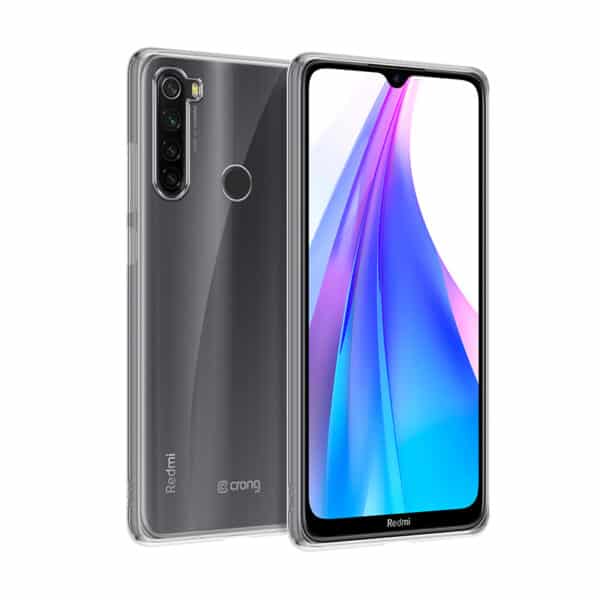 Crong Crystal Slim Cover – apsauginis dėklas, skirtas „Xiaomi Redmi Note 8T“ (skaidrus)