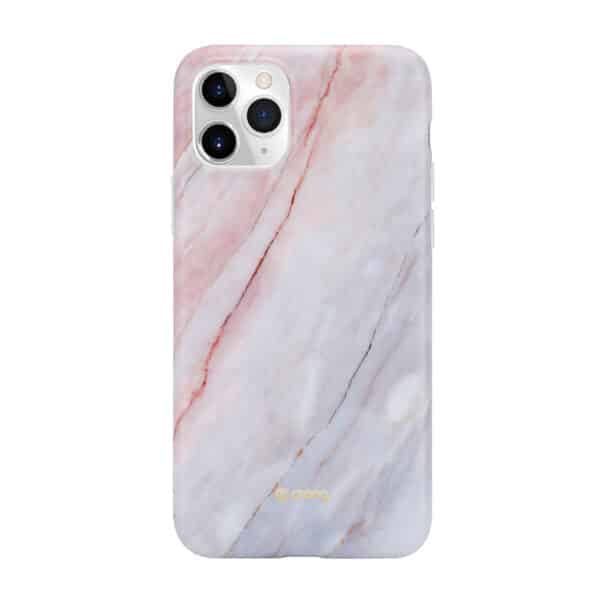 Crong Marble Case – dėklas, skirtas iPhone 11 Pro (rožinis)