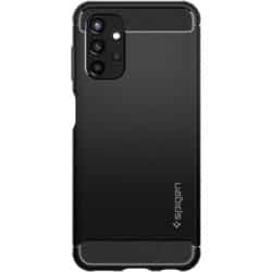 Spigen Rugged Armor – dėklas, skirtas Samsung Galaxy A13 4G (juodas)