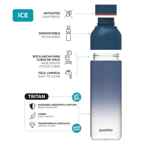 Quokka Ice - Tritan gertuvė 840 ml (Porcelian Sparrow)