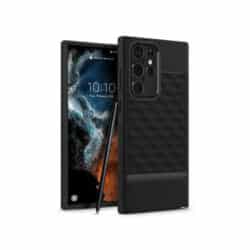 Spigen – Caseology Parallax dėklas, skirtas Samsung Galaxy S22 Ultra (juodas)