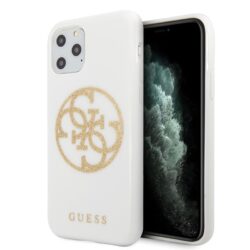 Guess Circle Glitter 4G – dėklas, skirtas iPhone 11 Pro Max (šiuo atveju)