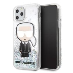 Karl Lagerfeld Glitter Iridescent Iconic – dėklas iPhone 11 Pro Max