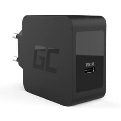 Green Cell Charger USB-C 18W PD, skirtas Samsung Galaxy S8 S8+ S9 S9+ Note 8, iPhone X / 8/8 Plus, Nintendo Switch ir kitiems