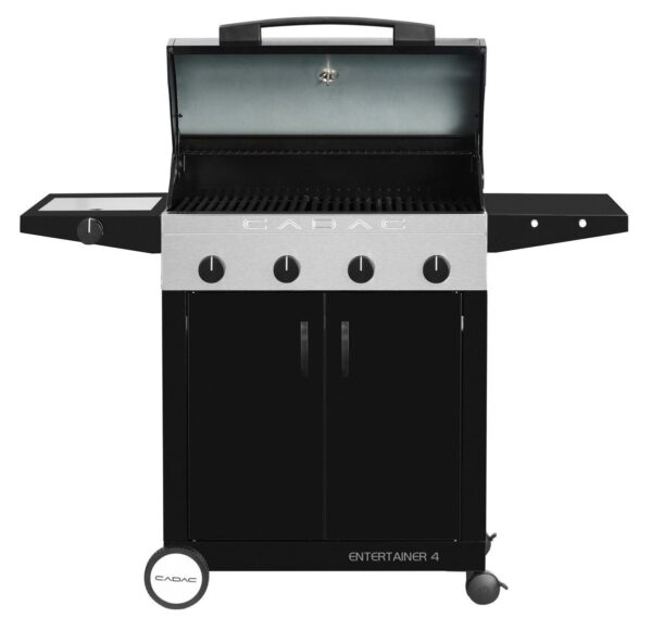 Cadac4 degiklių aukščiausios klasės dujų kepsninė/grilius, juodos spalvos