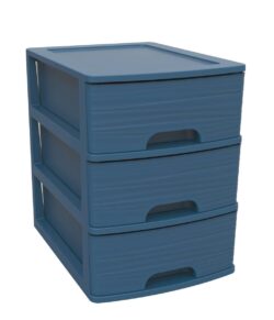 Modulinė spintelė su 3 stalčiais, mėlyna