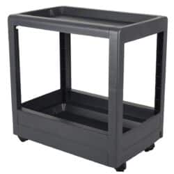 Mobili daugiafunkcinė spintelė ant ratukų, antracito spalvos