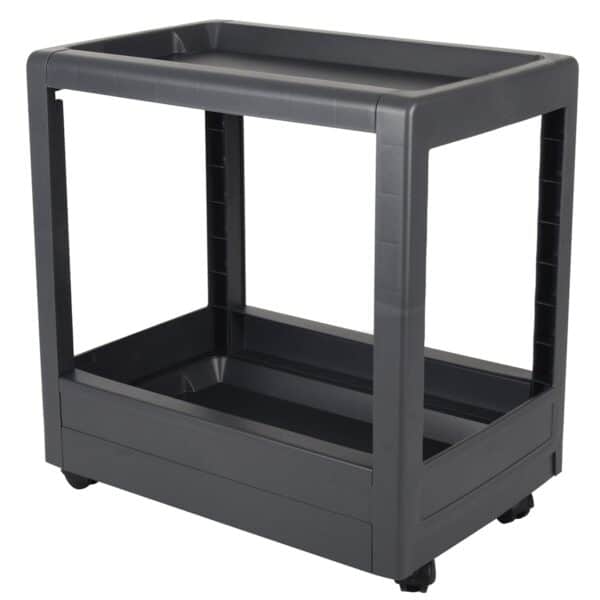 Mobili daugiafunkcinė spintelė ant ratukų, antracito spalvos